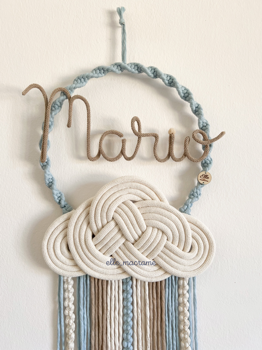 Fiocco Nascita "Sopra le Nuvole"