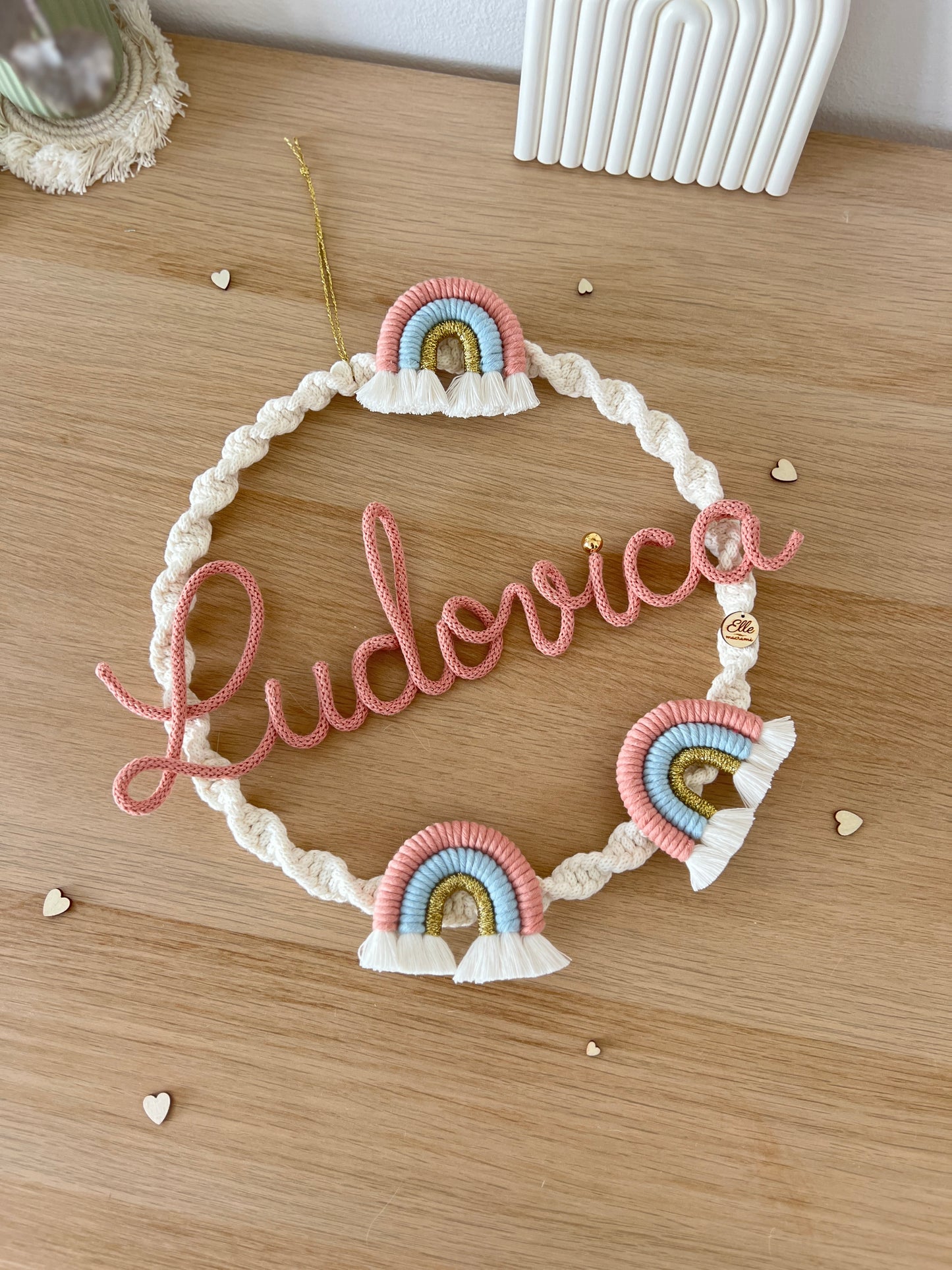 Bow / Garland Birth Rainbow