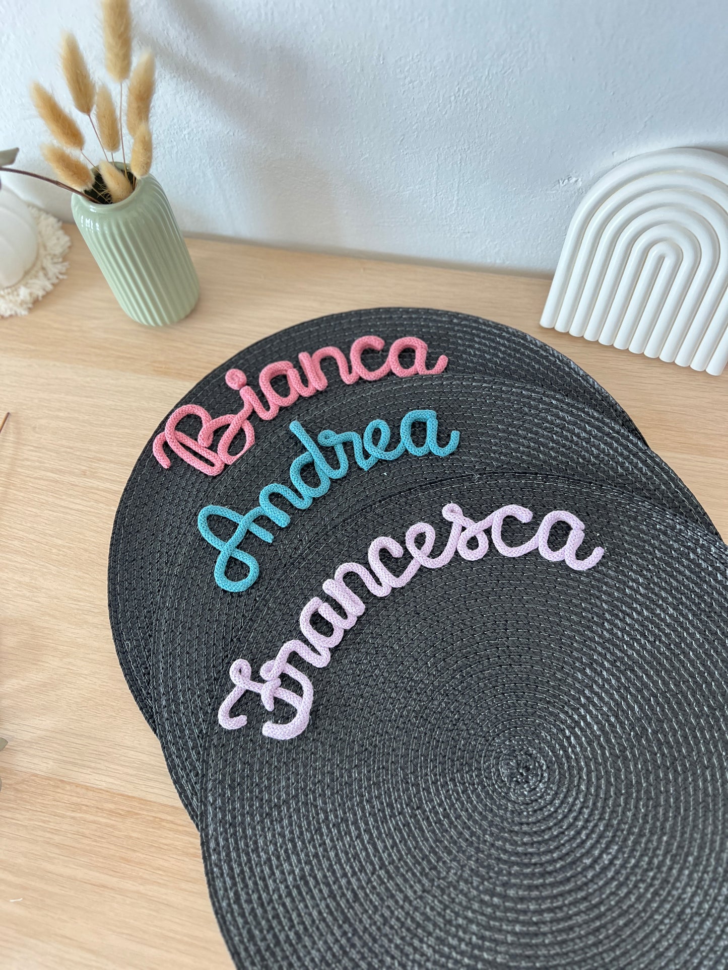 Tovaglietta americana personalizzata rotonda