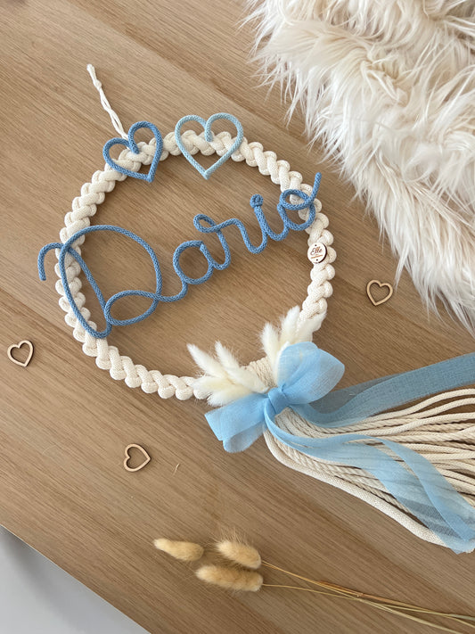 Fiocco / Ghirlanda Nascita "Il Giardino Fatato"