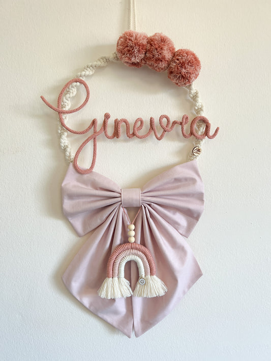 Fiocco Nascita Classico Pompom