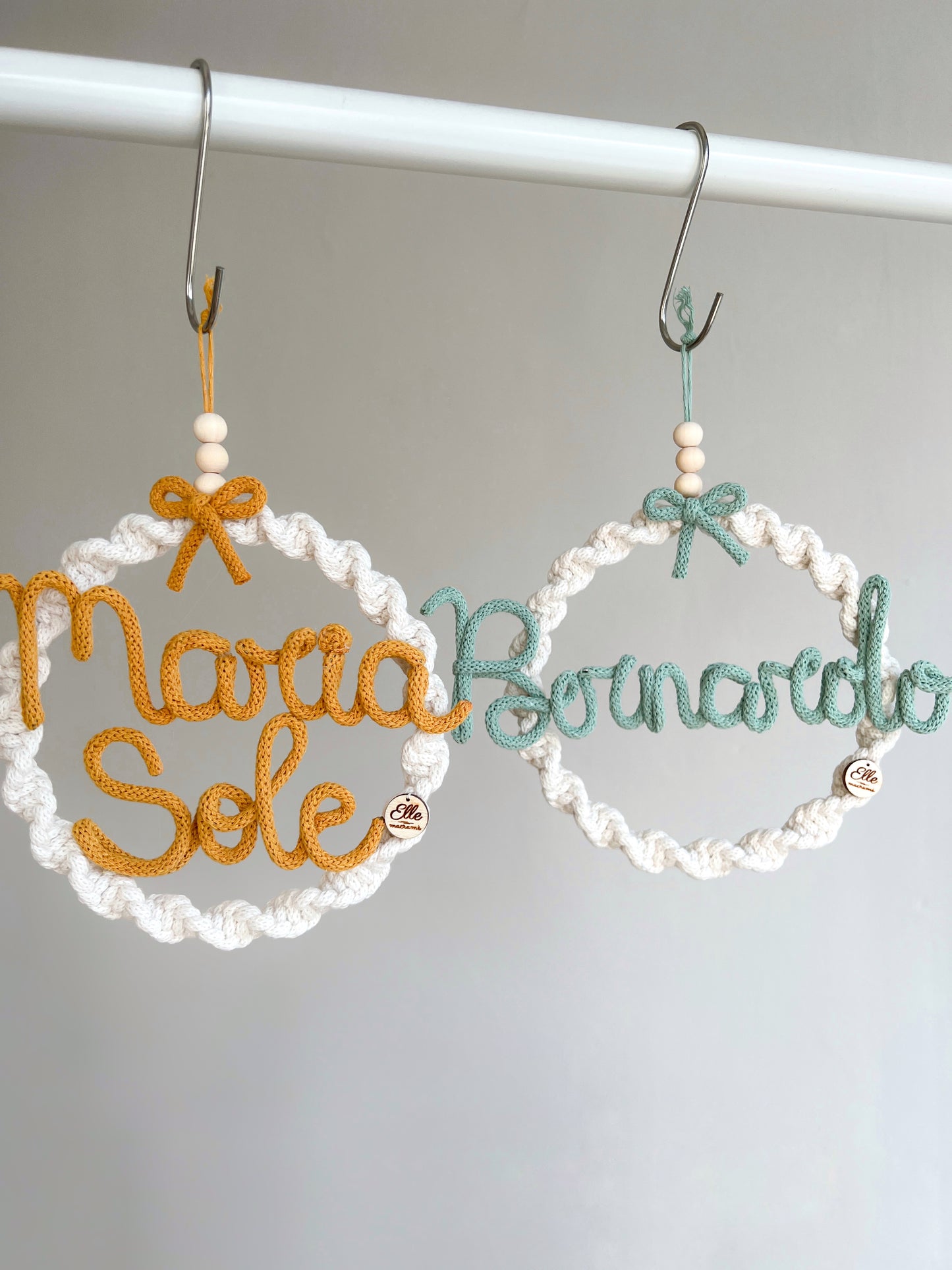 Cerchietto con nome S - 15 cm