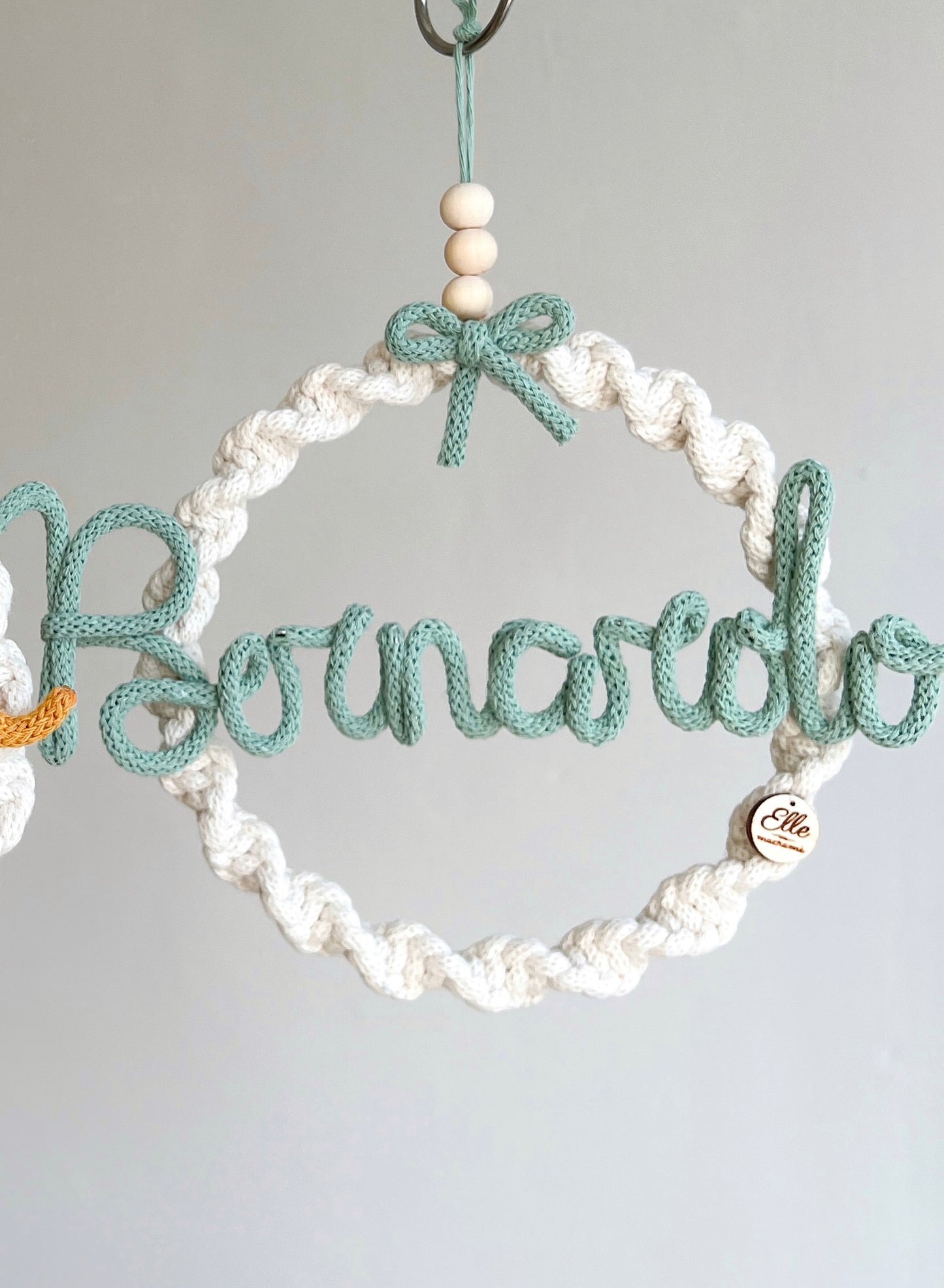 Cerchietto con nome S - 15 cm