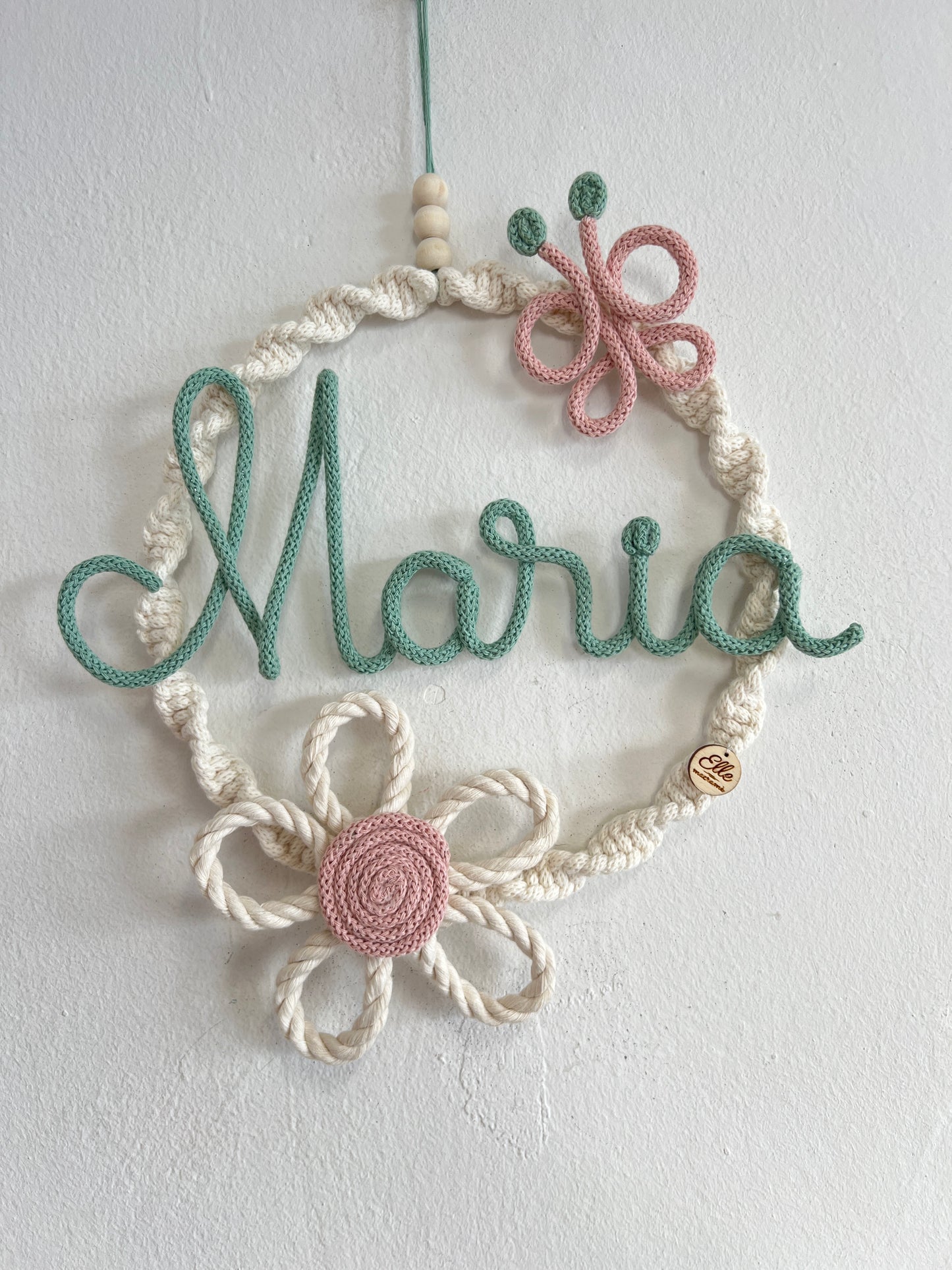 Cerchietto Daisy 🌼 con nome M - 20 cm