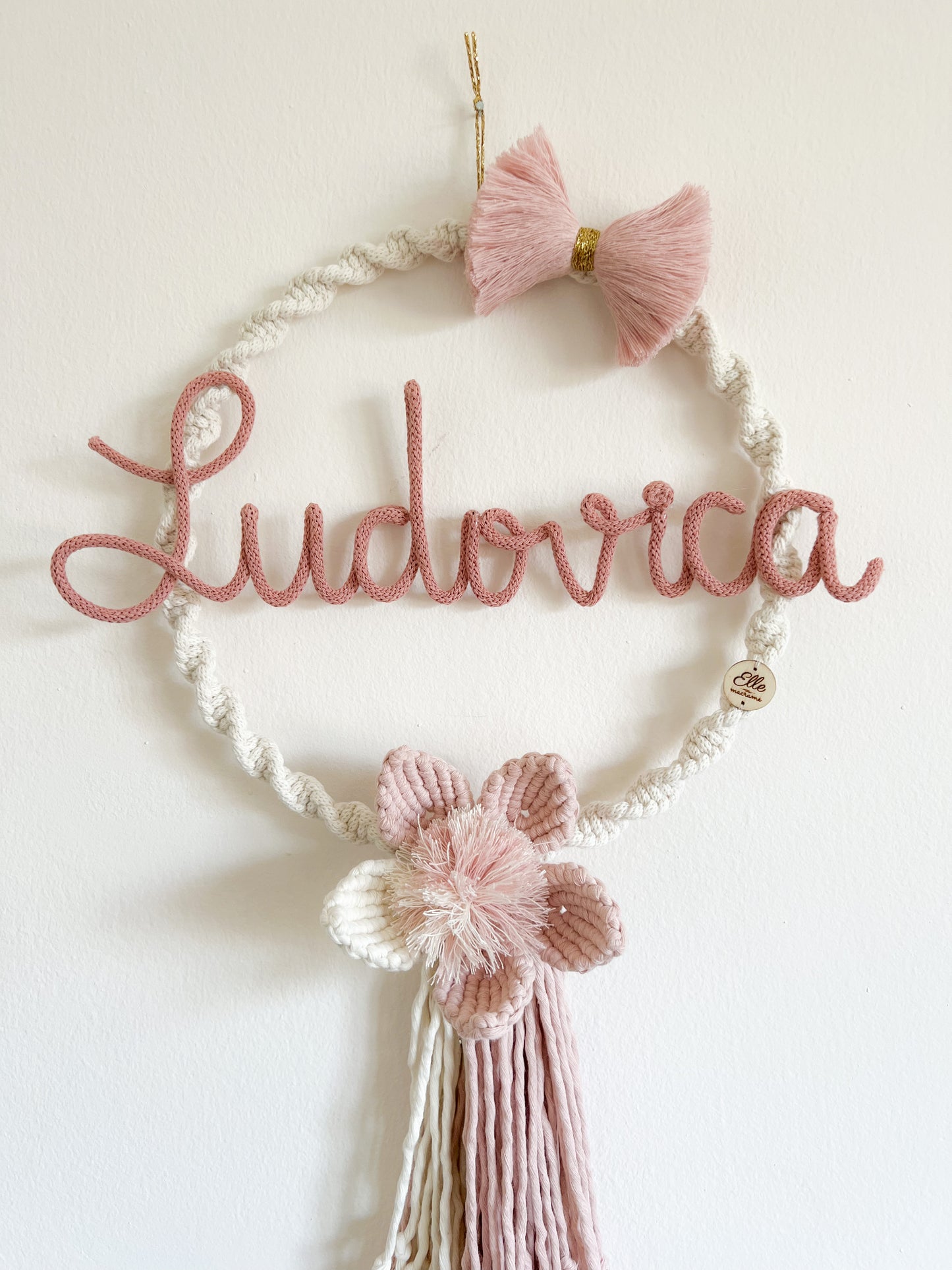 Flower Birth Bow