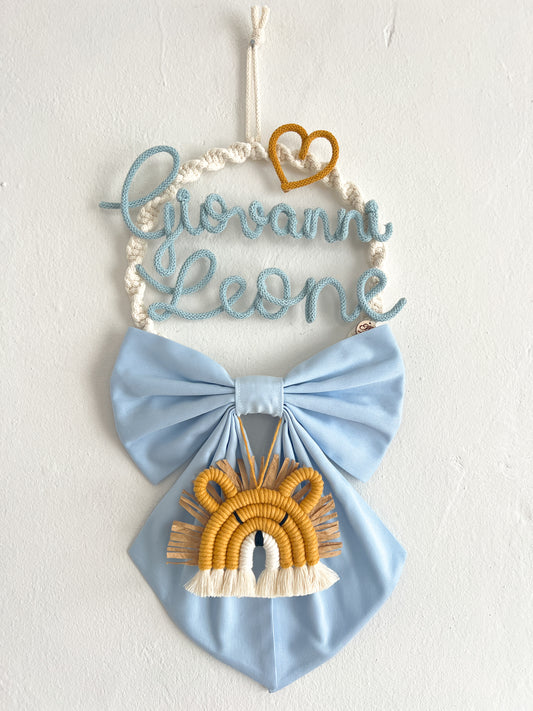 Fiocco / Ghirlanda Nascita Medio "Simba"