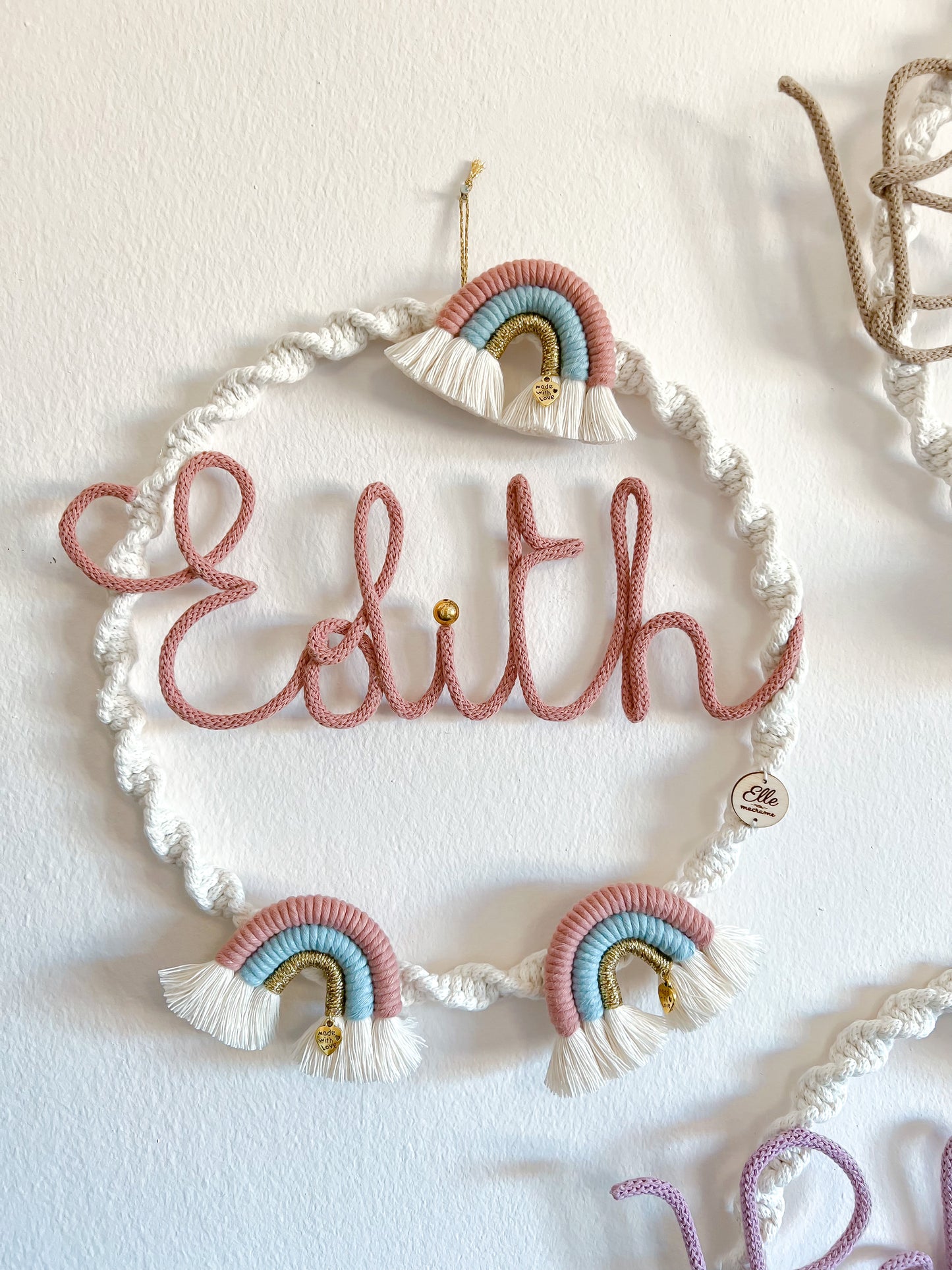 Bow / Garland Birth Rainbow