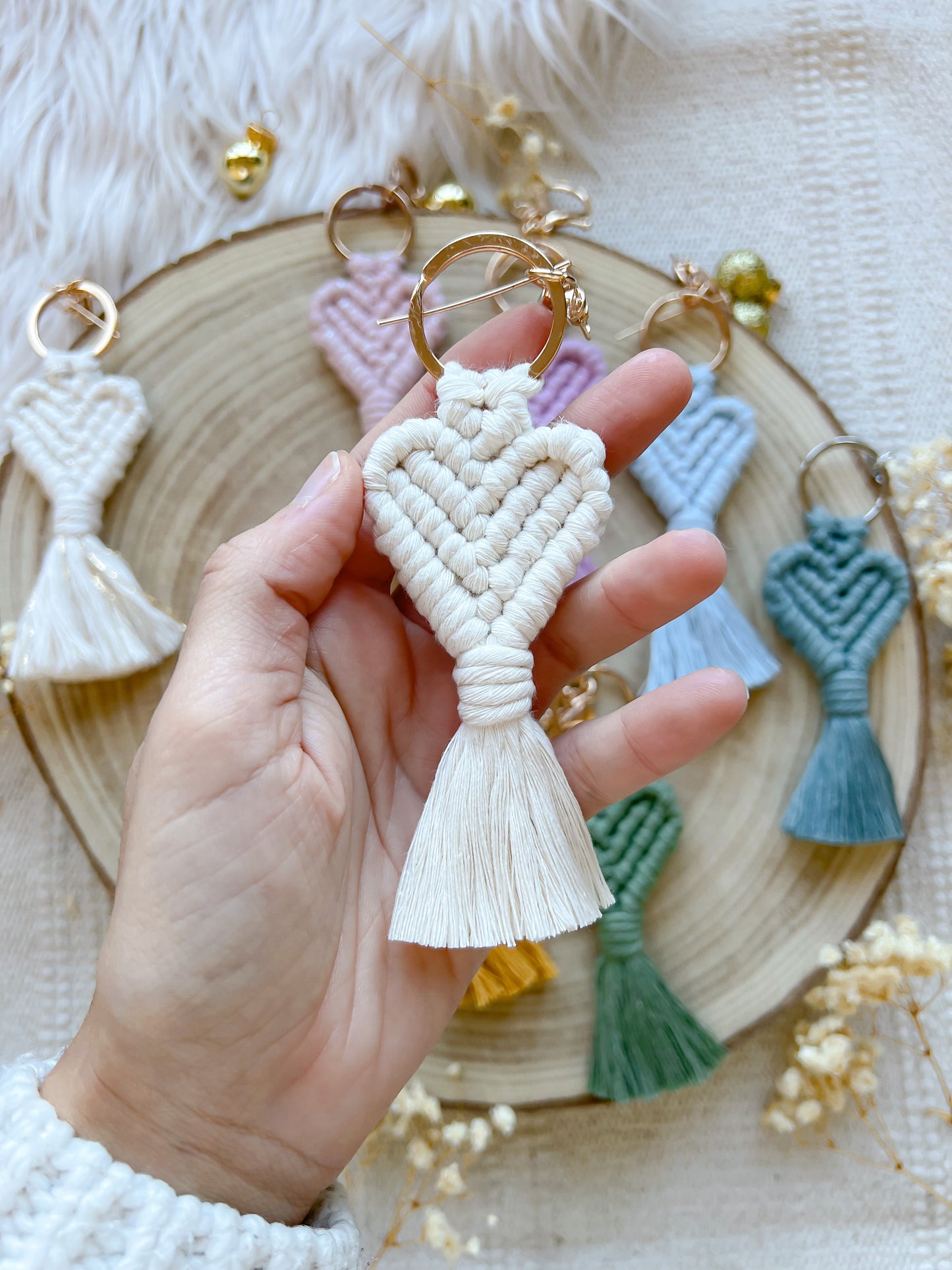 Heart keychain