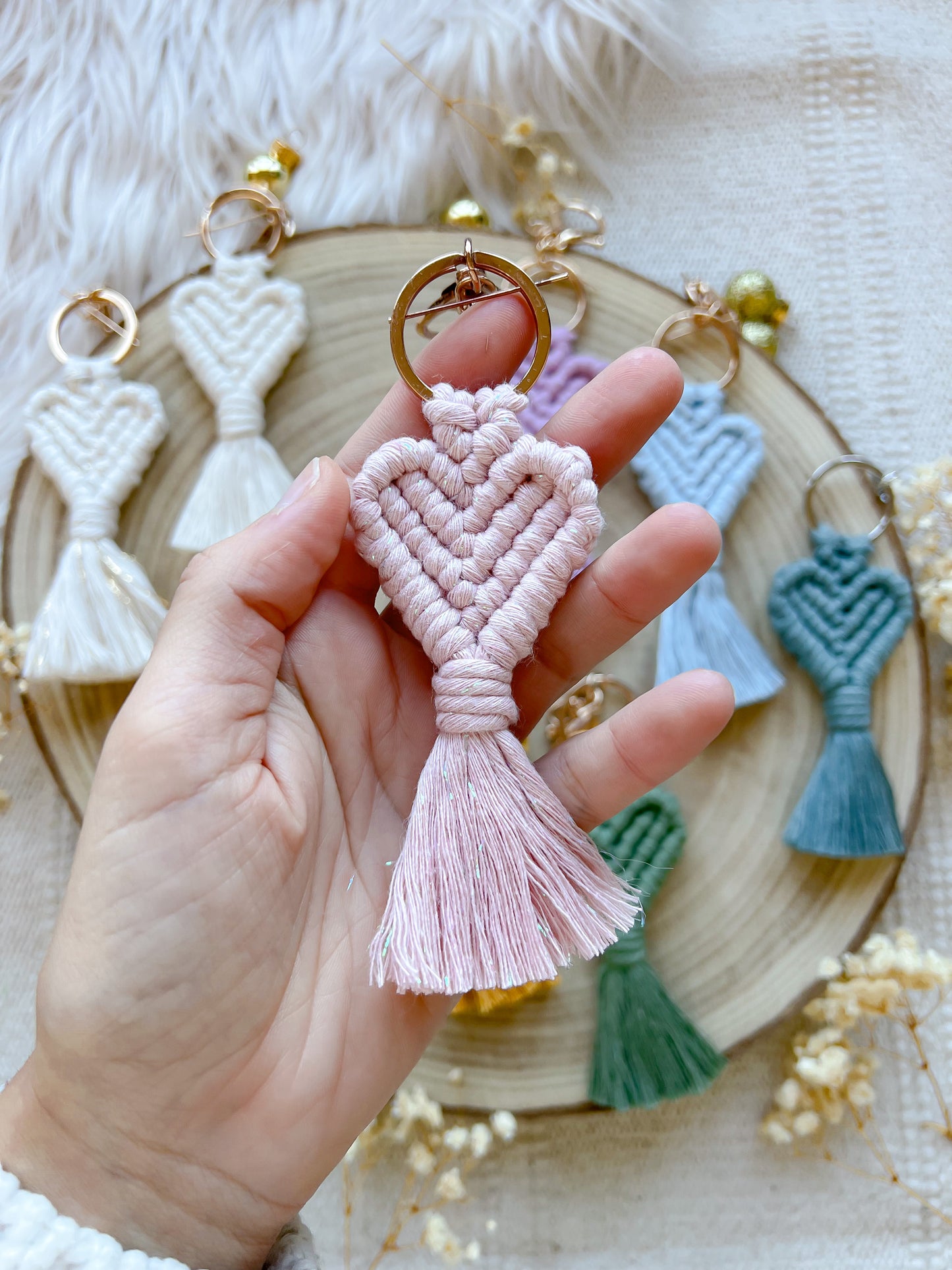 Heart keychain