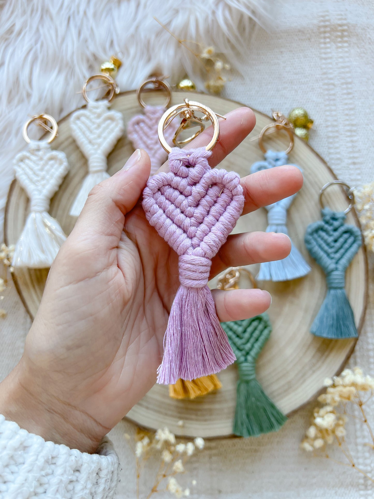 Heart keychain