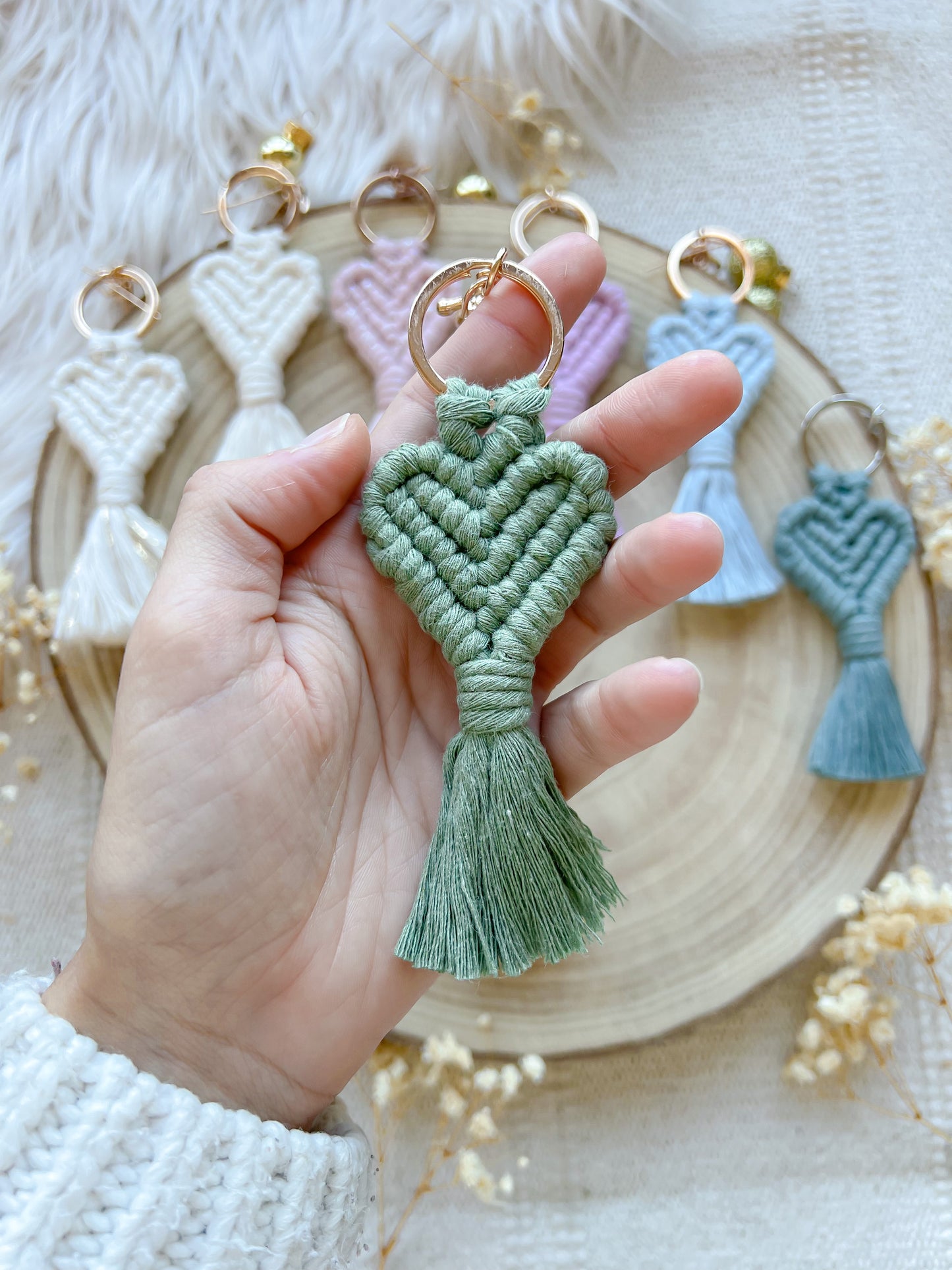 Heart keychain