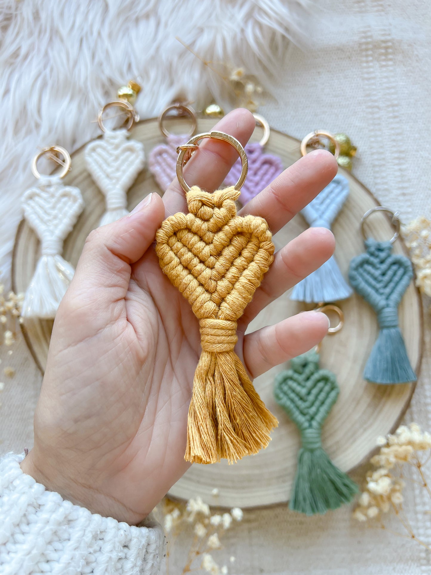 Heart keychain