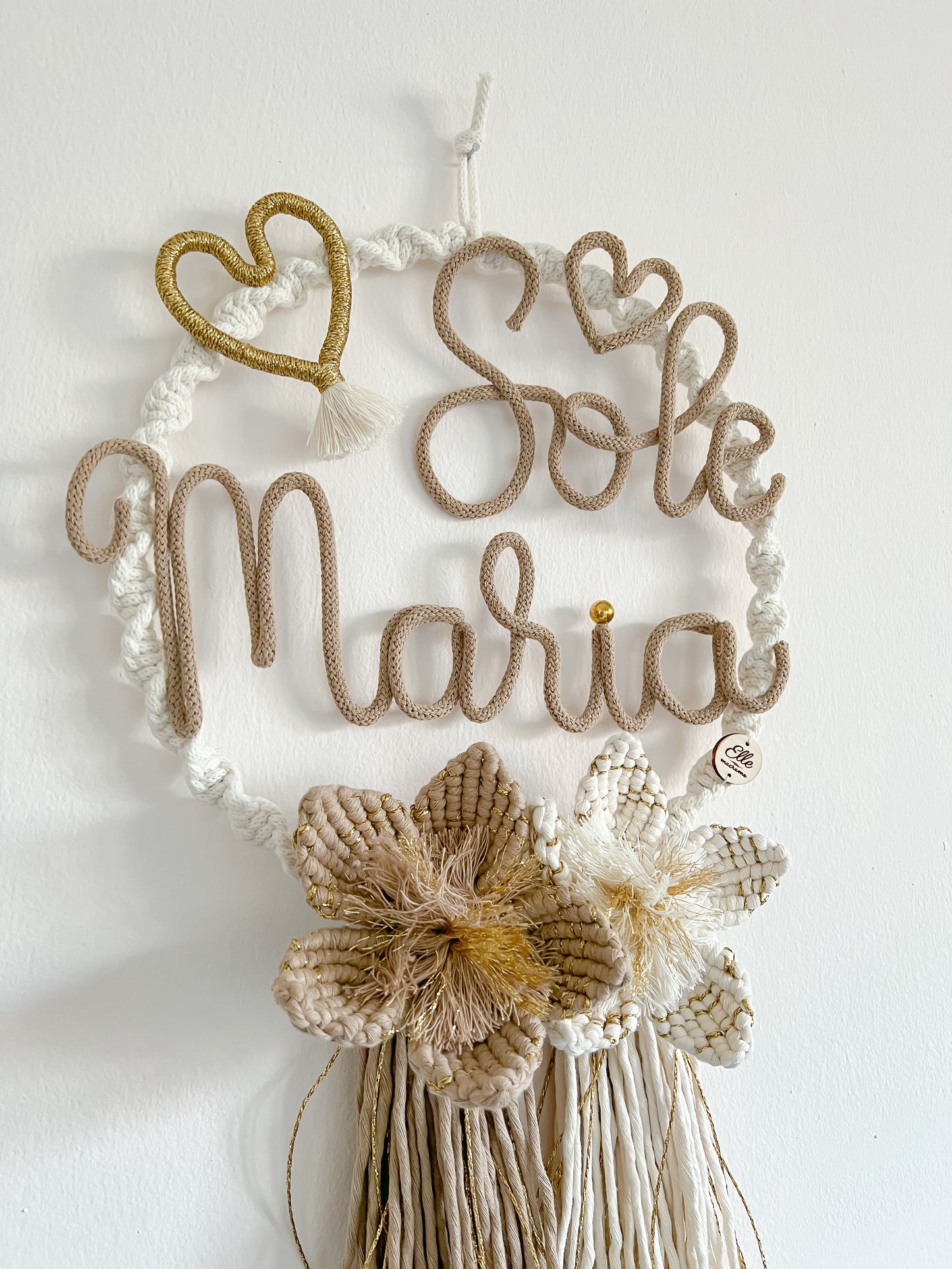 Birth Bow Flower & Hearts