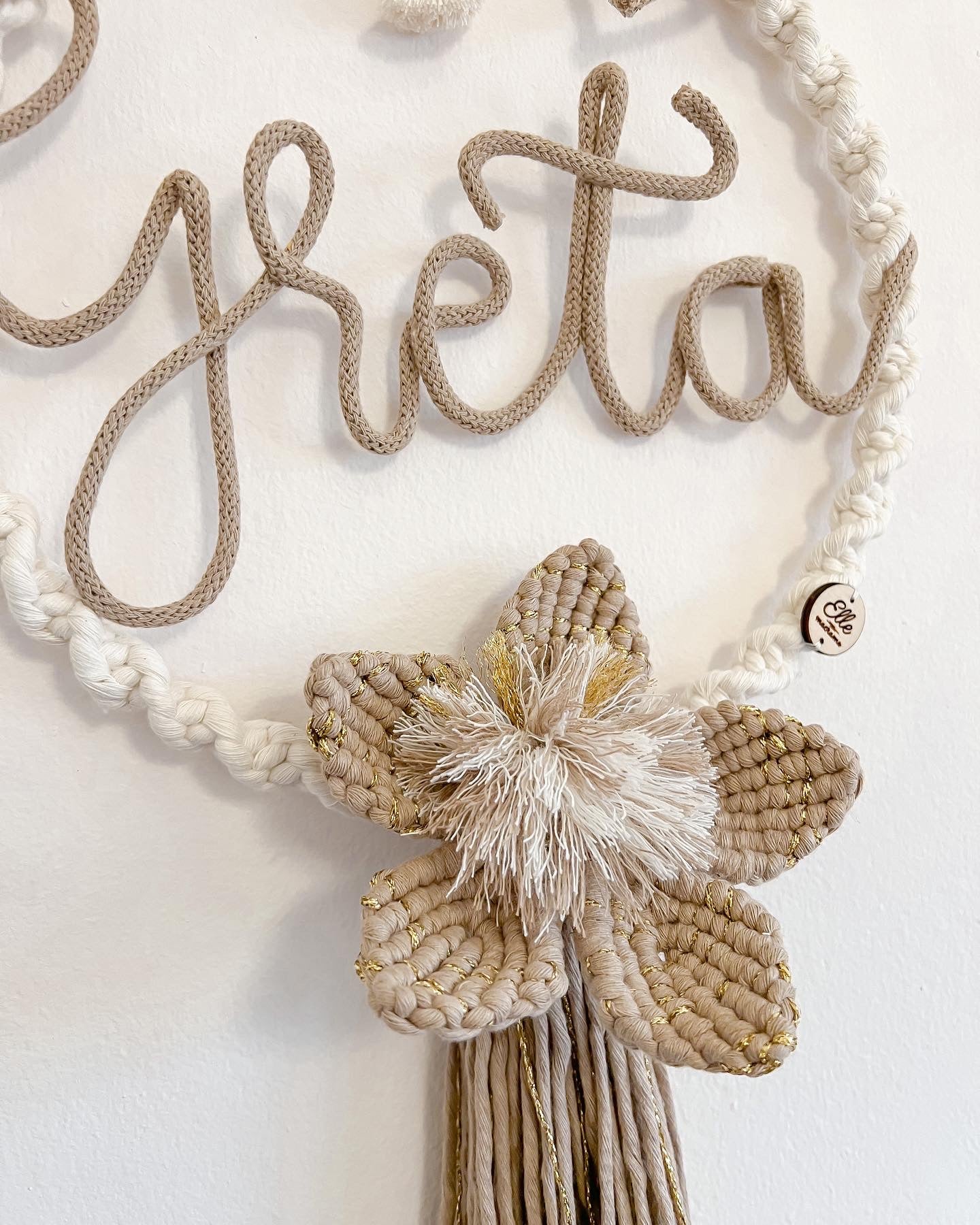 Flower Birth Bow