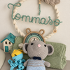 Fiocco Nascita Iride Orsetto Macramè - Regalo Nascita Personalizzato