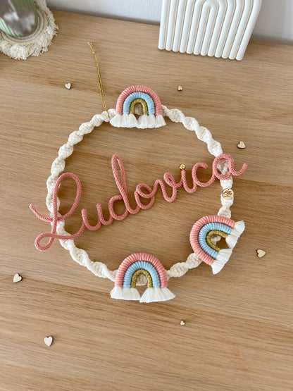 Bow / Garland Birth Rainbow