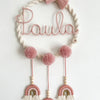 Fiocco Nascita Arcobaleni & Pompon