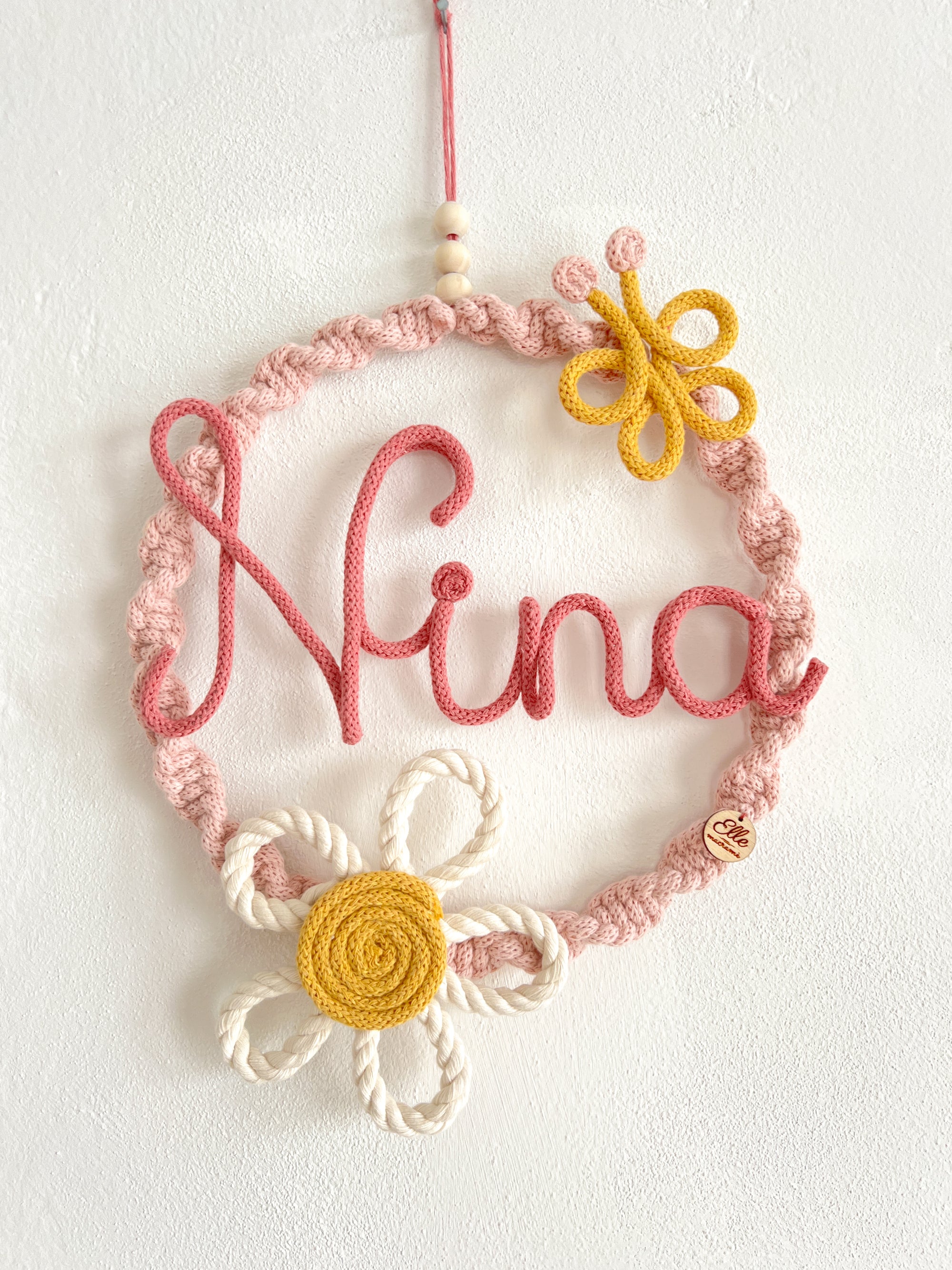 Fiocco Nascita Daisy - Regalo Nascita con Nome Personalizzato