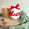 Pallina di Natale personalizzata con nome