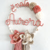 Fiocco Nascita Flowers & Pompon