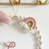 Fiocco Nascita Personalizzato Moonlight in macramè
