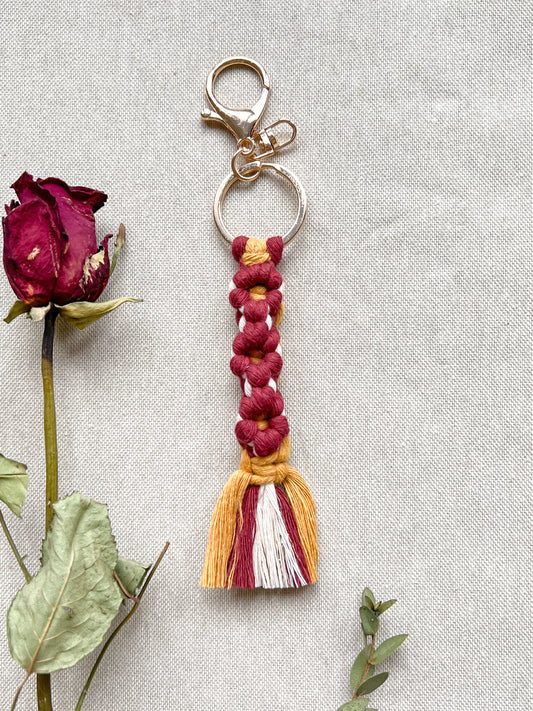 Flower keychain