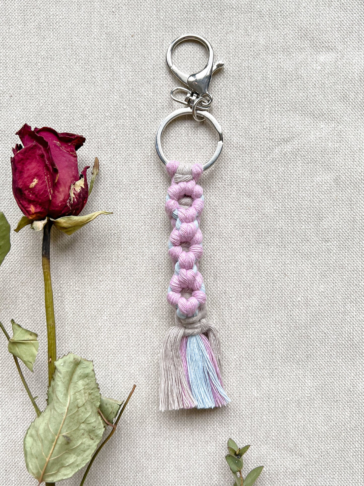 Flower keychain