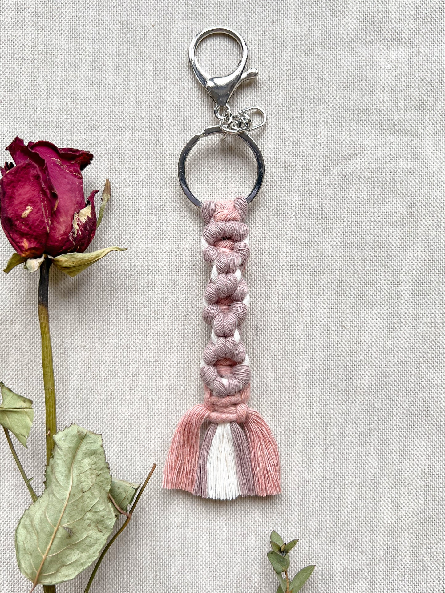 Flower keychain